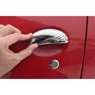 Ovenkahvan kromisuojat (4 kpl, ruostumaton teräs) Toyota Aygo 2007–2014 kuva 1