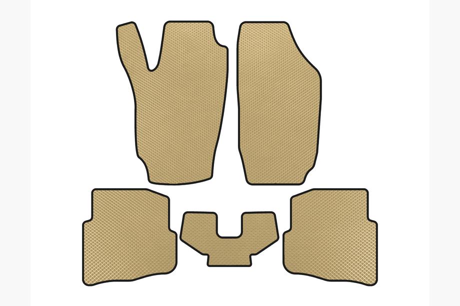 Seat Ibiza 2002–2009 EVA-lattiamatot (Beige) Image