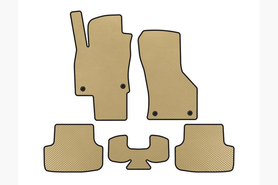 Seat Leon 2013–2020 EVA-lattiamatot (Beige) Kuva 1