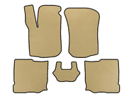 Seat Leon 1999–2005 EVA-lattiamatot (HB, 5-ovinen, beige) kuva 1