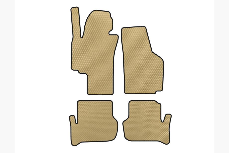 Seat Toledo 2005–2012 EVA-lattiamatot (Beige) Image