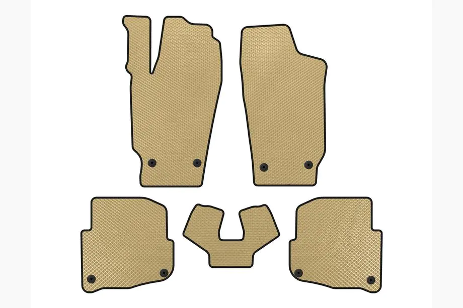 Skoda Fabia 2000–2007 EVA-matot (SD, Beige) Image