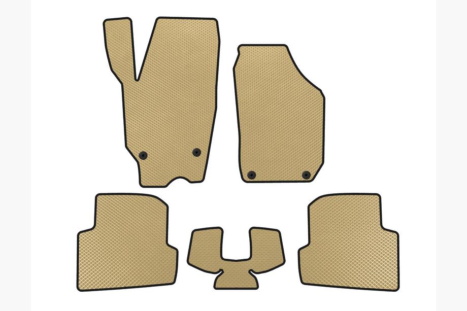 Skoda Fabia 2007–2014 EVA-autonmatot (2010-2014, SW, beige) Image