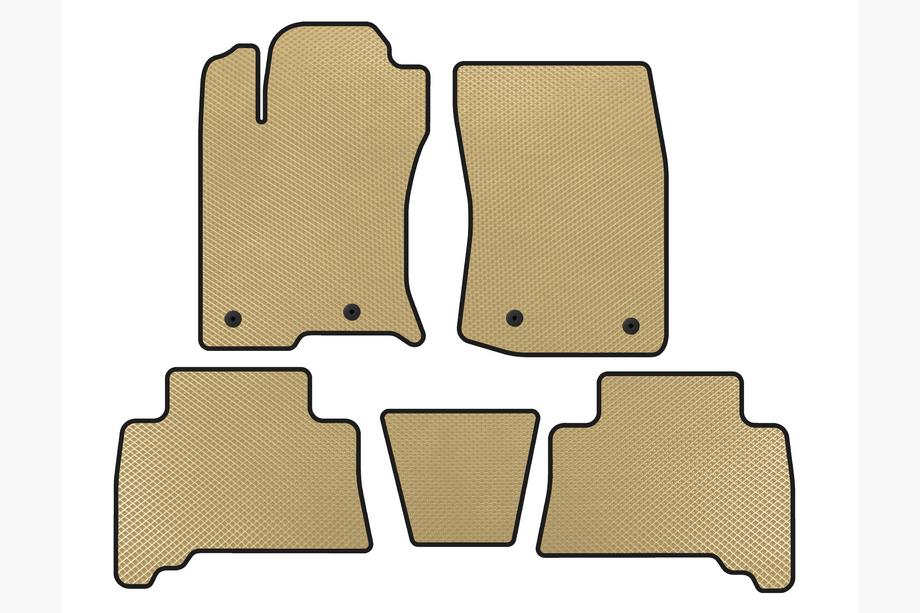 Toyota 4Runner 2009–2024 EVA-lattiamatot (2009-2014, Beige) Image