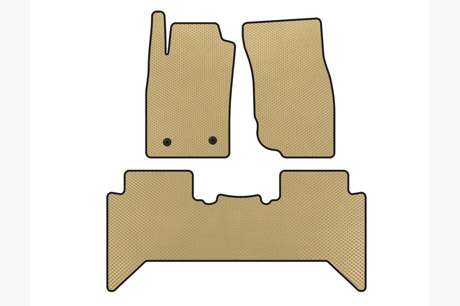 Toyota Hilux 2006–2015 EVA V2 -auton matot (Beige) Image