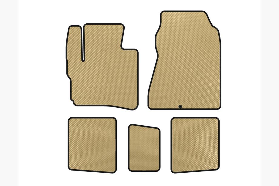 Toyota IQ 2008–2015 EVA-lattiamatot (HB, Beige) Image