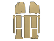 Toyota Sienna 2010–2020 EVA-matot (3 riviä, beige) kuva 1