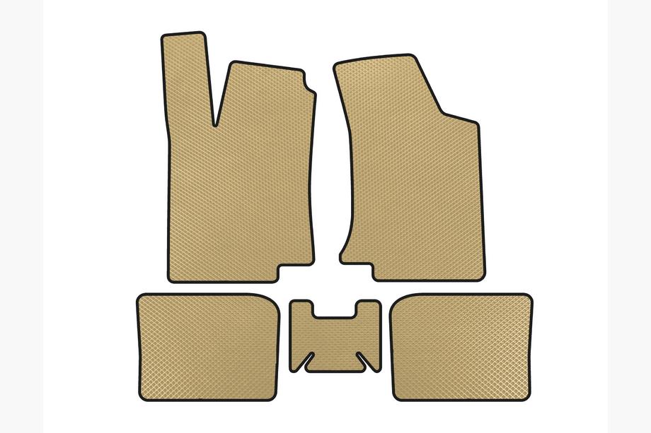 Volkswagen Golf 3 1991–2001 EVA-lattiamatot (HB, 3-ovinen, beige) Image