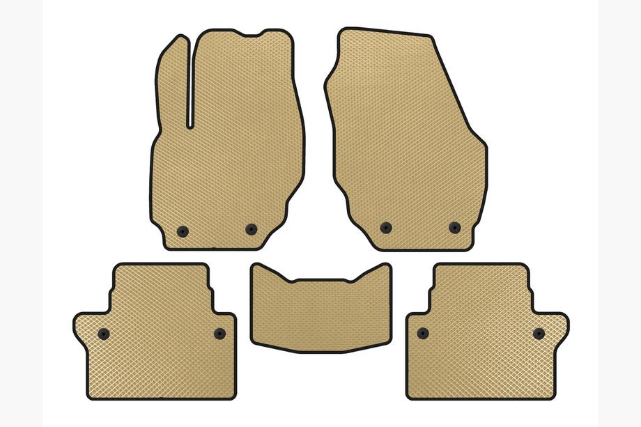 Volvo S80 2006–2016 EVA-lattiamatot (Beige) Image