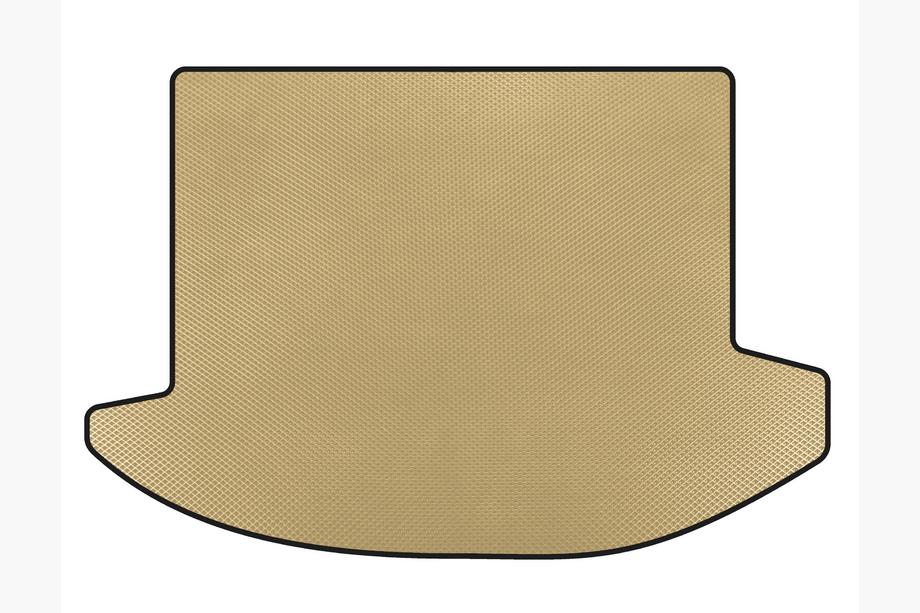 Kia Carens 1999–2012 EVA tavaratilan matto (2006-2012, 2 riviä, 7-paikkainen, beige) Image
