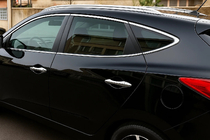 Hyundai IX-35 2010–2015 Kromiset ikkunalistat sarja (10 kpl, ruostumaton teräs) kuva 1