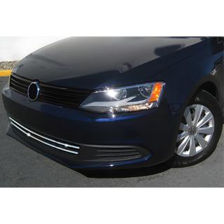 Puskurin säleikön suojalistat 2011-2014 (2 kpl, ruostumaton teräs) Volkswagen Jetta 2011–2018 kuva 1