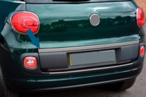 Fiat 500/500L 2013–2022 Takalukun reunalista (ruostumaton teräs) Carmos - turkkilainen teräs kuva 3