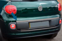 Fiat 500/500L 2013–2022 Takalukun reunalista (ruostumaton teräs) kuva 3