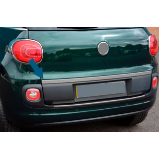 Takalukun reunalista (ruostumaton teräs) Fiat 500/500L 2013–2022 kuva 3