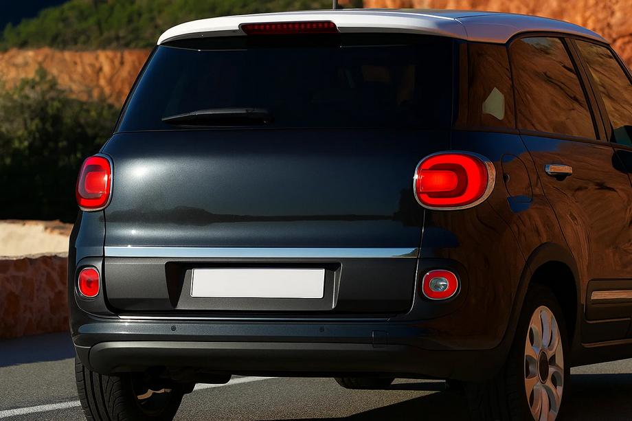 Fiat 500/500L 2013–2022 Takalukun reunalista (ruostumaton teräs) Carmos - turkkilainen teräs Image