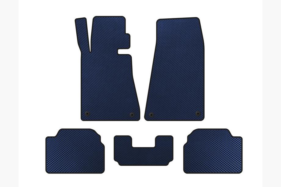BMW 5-sarja E34 1988–1995 EVA-auton lattiamatot (Siniset) Image