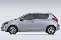 Hyundai I-20 2012–2014 Ovenkahvan suojakuoret (4 kpl, ruostumaton teräs) OmsaLine – italialainen ruostumaton teräs kuva 1