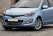 Hyundai I-20 2012–2014 Maskisäleikön listat (2 kpl, ruostumaton teräs) kuva 1