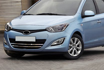 Hyundai I-20 2012–2014 Kromikehykset sumuvaloihin (2 kpl, ruostumaton teräs) kuva 1