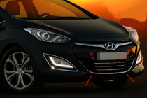 Hyundai I-30 2012–2017 Kromilistat alaritilään ja ympärille STYLE (RST) kuva 1