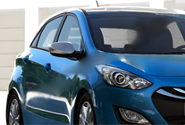 Hyundai I-30 2012–2017 Peilin kromikuoret ilman vilkkua (2 kpl, ruostumaton teräs) OmsaLine – italialainen ruostumaton teräs kuva 1