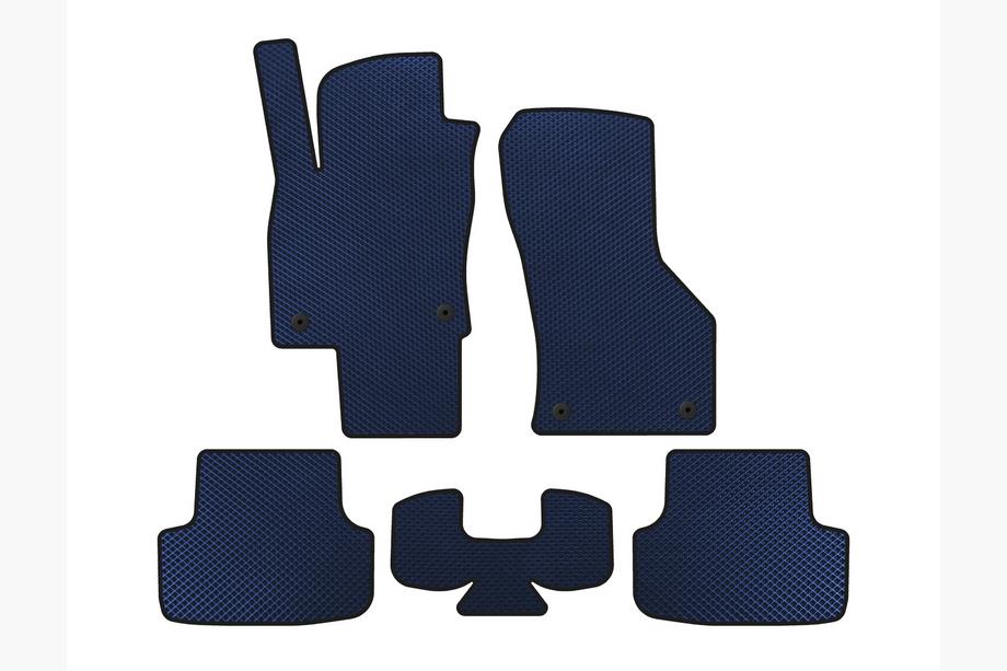 Seat Leon 2013–2020 EVA-lattiamatot (Sininen) Image