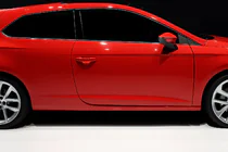 Seat Leon 2013–2020 Sivulasien listat (3-ovinen, 6 kpl, ruostumaton teräs) kuva 1