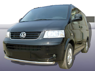 Volkswagen T5 Caravelle 2004–2010 Yksiputkinen keulasuoja (ruostumaton teräs) 60 mm kuva 2