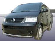 Volkswagen T5 Caravelle 2004–2010 Yksiputkinen keulasuoja (ruostumaton teräs) kuva 2