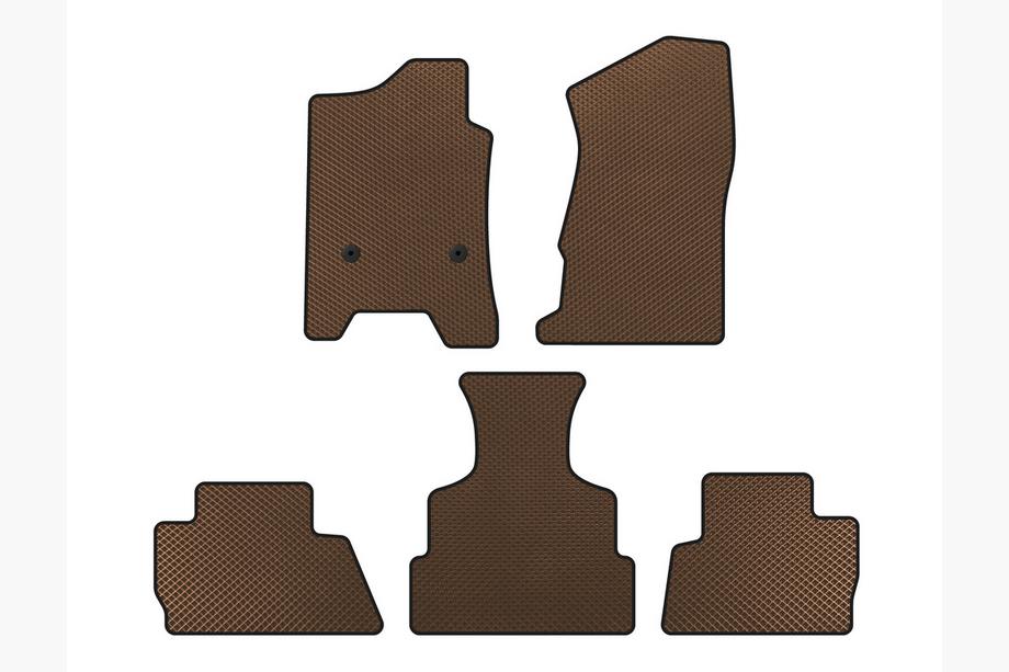 Chevrolet Tahoe 2014–2019 EVA-auton lattiamatot (2014-2020, Ruskea) Image