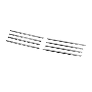Säleikön reunalistat (8 kpl, ruostumaton teräs) Volkswagen T5 Transporter 2003–2010 kuva 3