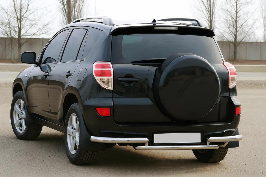 Toyota Rav 4 2006–2013 Takavalojen kromilistat 2006-2009 (2 kpl, ruostumaton teräs) Image
