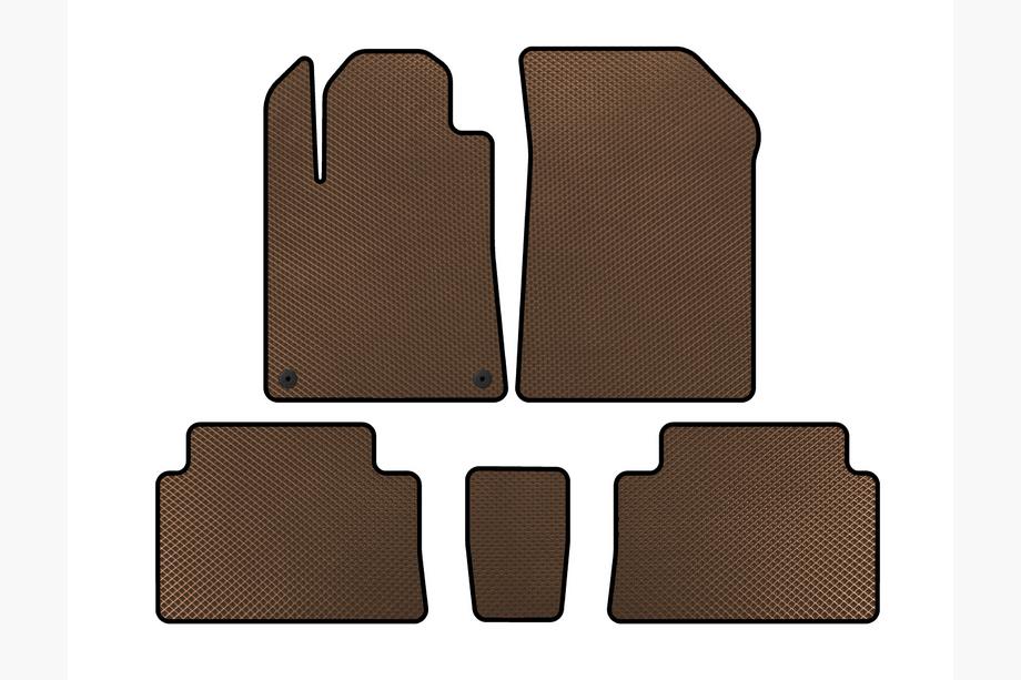 Citroen C-5 2001–2008 EVA-auton matot (ruskea) Image