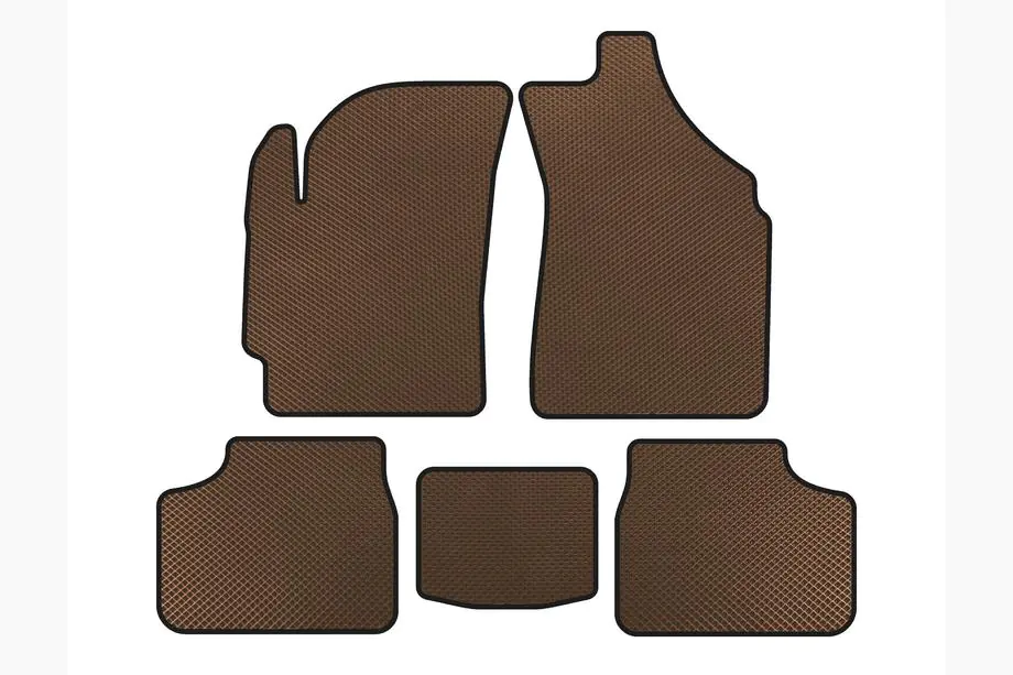 Daewoo Matiz 1998–2008 EVA-auton matot (ruskea) Image