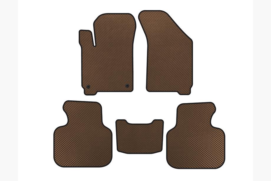 Dodge Journey 2008–2020 EVA-lattiamatot (2008-2011, Ruskea) Image