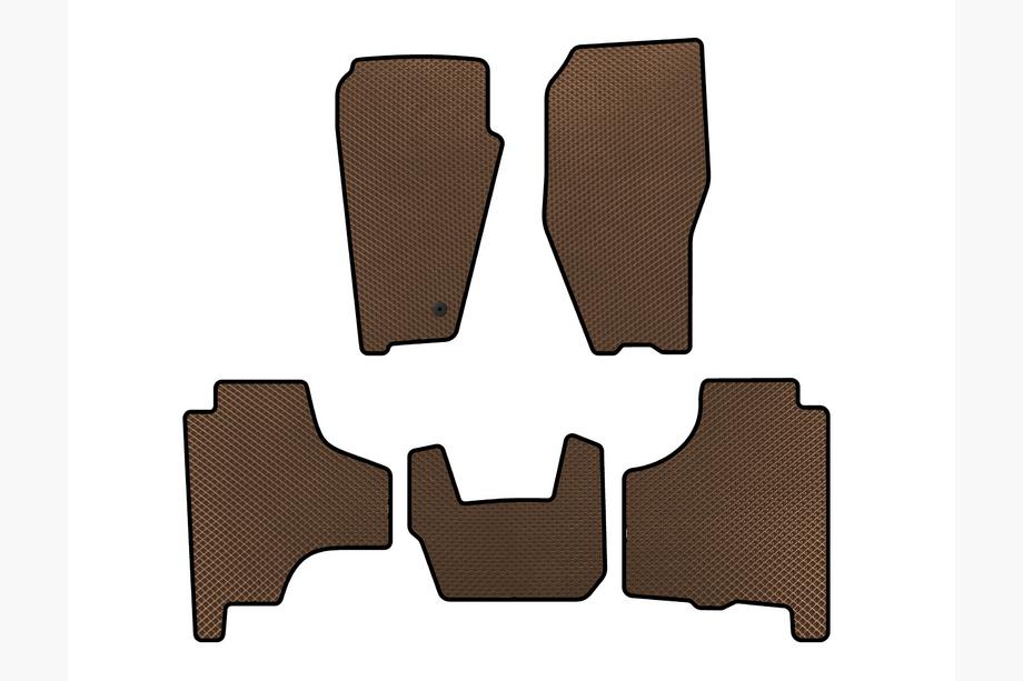 Dodge Nitro 2006–2011 EVA-auton matot (ruskea) Image