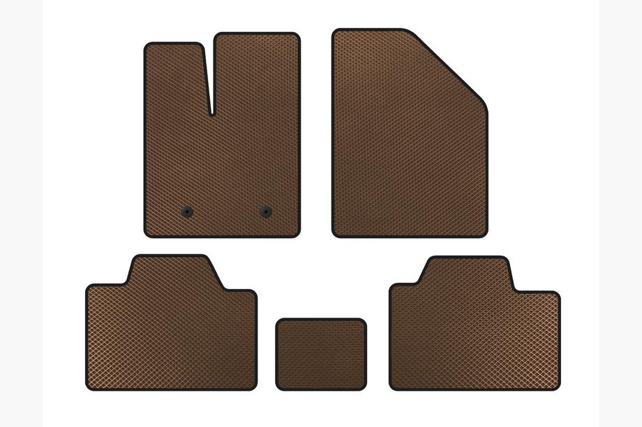 Ford Edge 2006–2014 EVA-auton matot (ruskea) Image