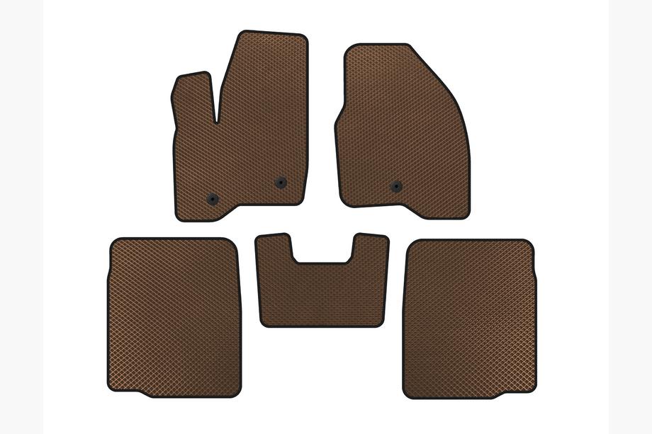 Ford Explorer 2011–2019 EVA-matot (2 riviä, 2011-2015, Ruskea) Image