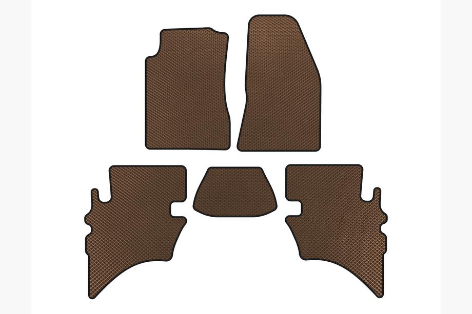Ford Ranger 2002–2006 EVA-auton matot (ruskea) Image