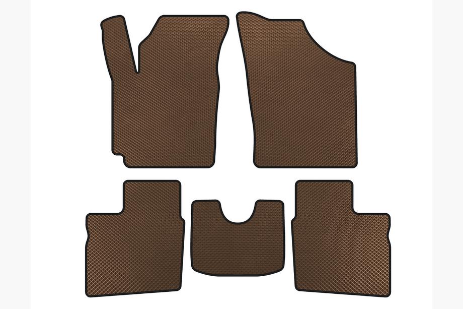Geely CK-1 2005–2008 EVA-lattiamatot (2005-2009, SD, Ruskea) Image
