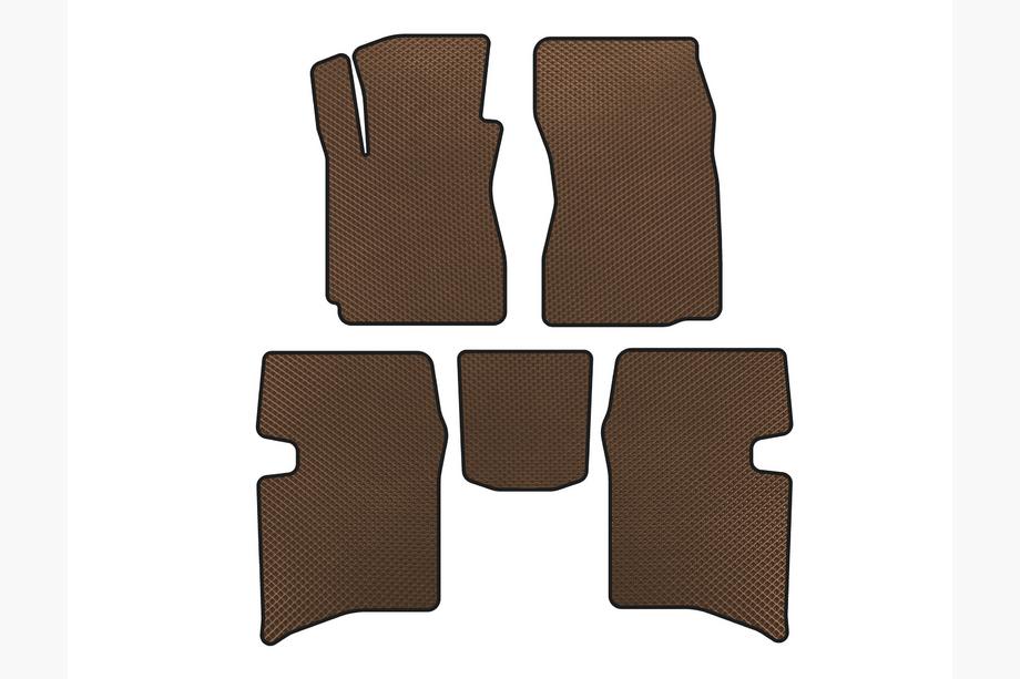 Geely MK 2006–2014 EVA-lattiamatot (SD, Ruskea) Image