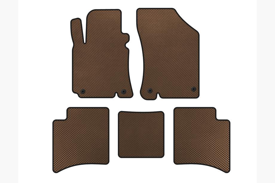 Geely MK Cross 2010–2016 EVA-auton matot (ruskea) Image