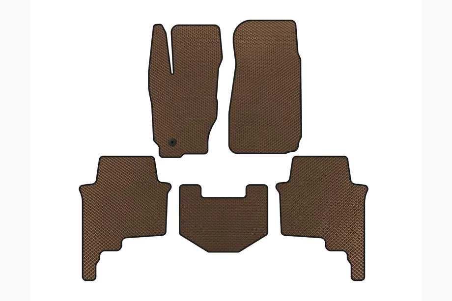 Jeep Commander 2005–2010 EVA-auton matot (ruskea) Image