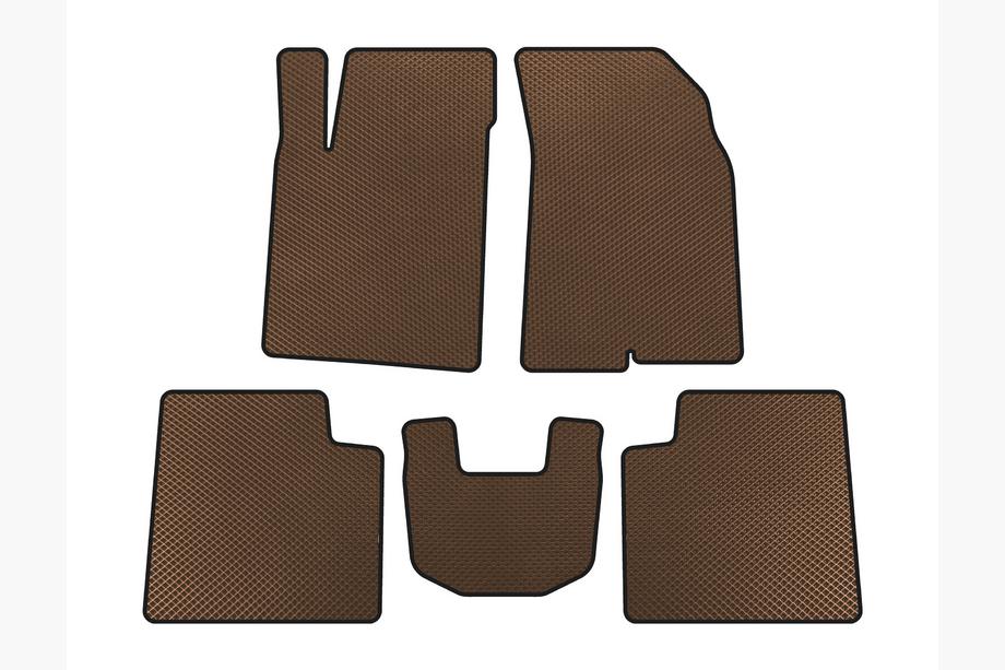 Kia Opirus 2003–2010 EVA-auton matot (ruskea) Image