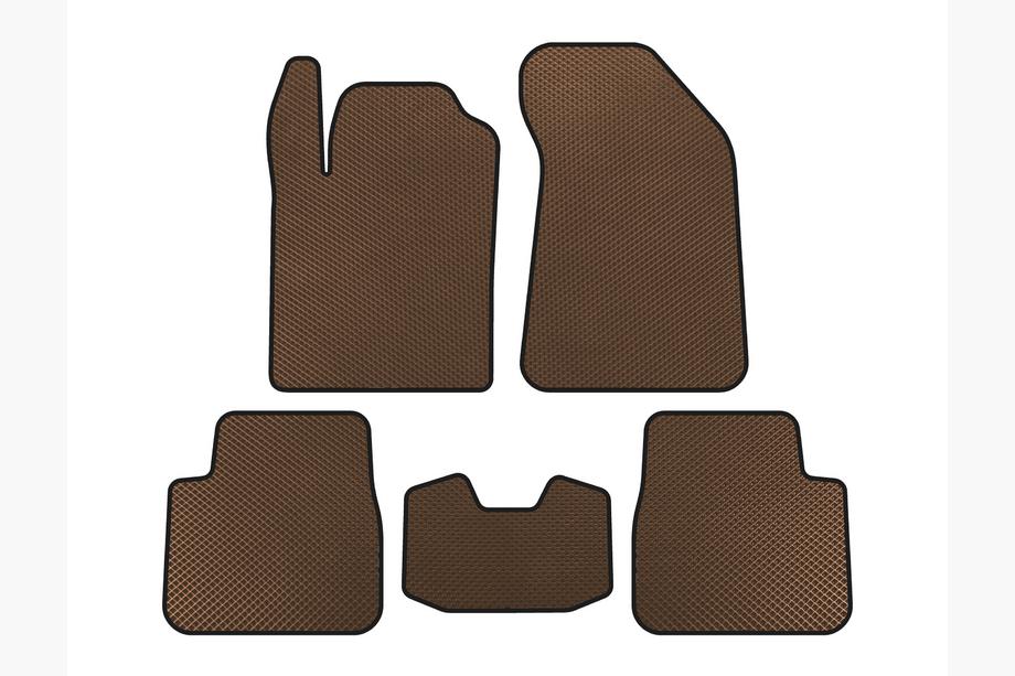 Lancia Delta 2008–2014 EVA-auton matot (ruskea) Image