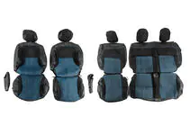 Peugeot Partner Tepee 2008–2018 Auton istuinsuojat (kangas ja keinonahka, Premium) kuva 1