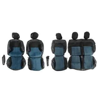 Auton istuinsuojat (kangas ja keinonahka, Premium) Peugeot Partner Tepee 2008–2018 kuva 1