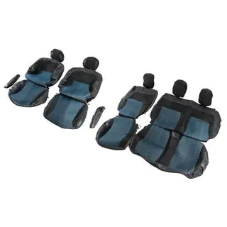 Auton istuinsuojat (kangas ja keinonahka, Premium) Peugeot Partner Tepee 2008–2018 kuva 2