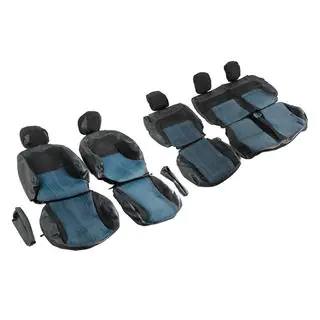 Auton istuinsuojat (kangas ja keinonahka, Premium) Peugeot Partner Tepee 2008–2018 kuva 3